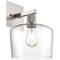 Access Lighting Port Nine Chardonnay, Chardonnay LED Wall Sconce, Brushed Steel Finish, Clear Glass 63144LEDDLP-BS/CLR - alternate 5